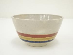 作家物　桜紋輪線茶碗